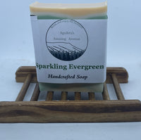 Sparkling Evergreen Goats Milk Soap