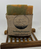 Sparkling Evergreen Goats Milk Soap