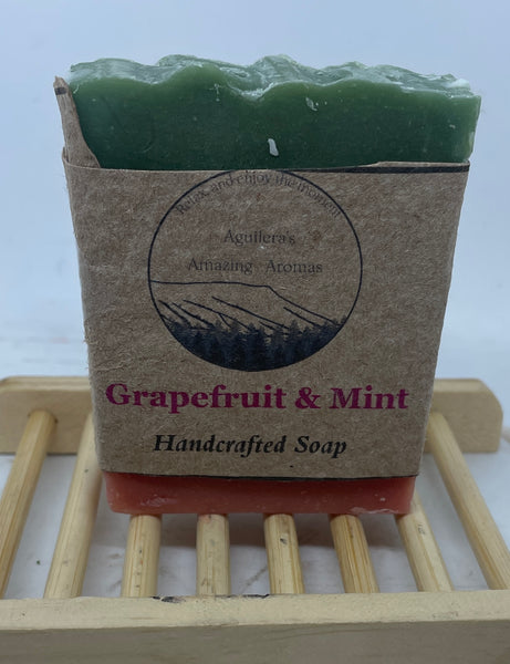 Grapefruit & Mint Goats Milk Soap