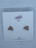 Wood Stud Earring